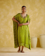 Dakshayani -Green kaftan | 5Elements