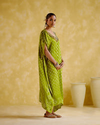 Dakshayani -Green kaftan | 5Elements
