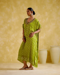 Dakshayani -Green kaftan | 5Elements