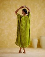 Dakshayani -Green kaftan | 5Elements