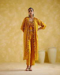 Malini Yellow Bandhini | 5Elements