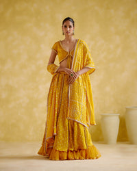 Aparna-Yellow lehnga | 5Elements