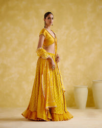 Aparna-Yellow lehnga | 5Elements