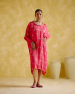 Annapoorna- Pink bandhini Kaftan | 5Elements