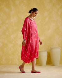 Annapoorna- Pink bandhini Kaftan | 5Elements