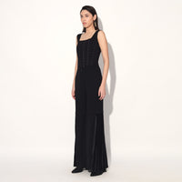 Asuka pleated pants - Black | Linetribe