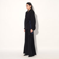 Asuka pleated pants - Black | Linetribe