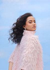 TULLE CRISPFOLD BLOOM(COTTON CANDY) | Couche by Anandini