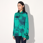 Orelia balloon sleeve shirt - Green | Linetribe