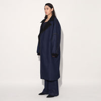 UTOPIA DENIM TRENCH COAT - BLUE | Linetribe