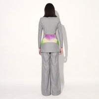 COSMIC CUT AWAY PANT SUIT - Grey | Linetribe