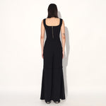 Asuka pleated pants - Black | Linetribe