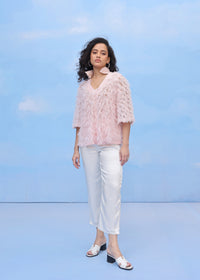 TULLE CRISPFOLD BLOOM(COTTON CANDY) | Couche by Anandini