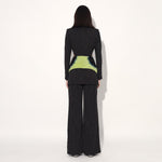 COSMIC CUT AWAY PANT SUIT - Black | Linetribe
