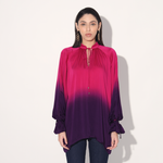 Hanako ombre top - Pink Purple | Linetribe