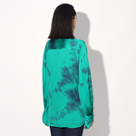 Orelia balloon sleeve shirt - Green | Linetribe