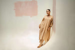 Star Antifit Linen Kurta with Pants - Beige | Prahnaaya