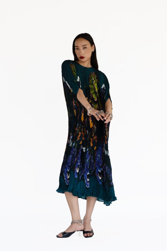 Bloom Kaftaan (Blue) | AMKA