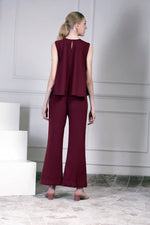 A-Line top set -Maroon | House of Supriya