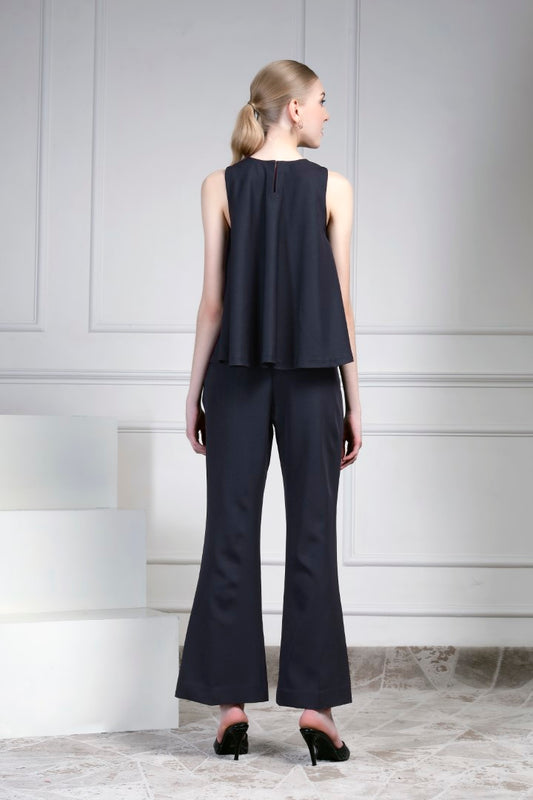 A-Line top set - Dark blue | House of Supriya
