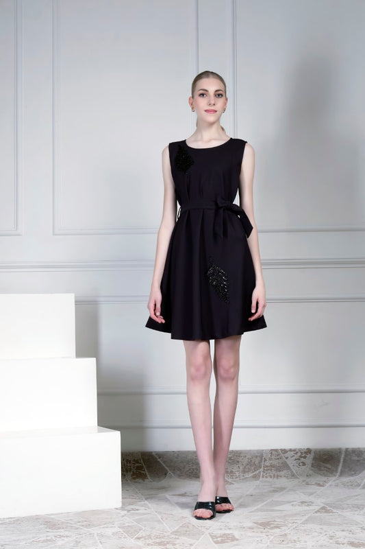 Blue A-line dress | House of Supriya