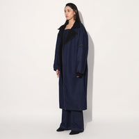 UTOPIA DENIM TRENCH COAT - BLUE | Linetribe