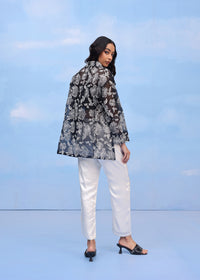 HIBISCUS MOTIF(BLACK MIST) | Couche by Anandini