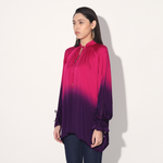 Hanako ombre top - Pink Purple | Linetribe