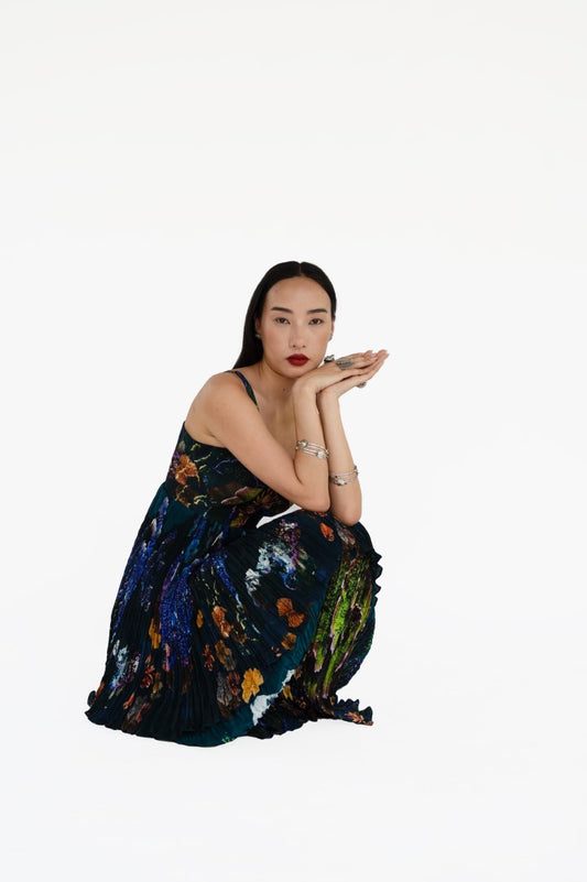 Blue lily dress | AMKA