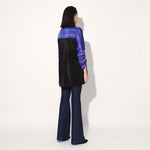 Ivy shibori stripe shirt - Pink Purple | Linetribe