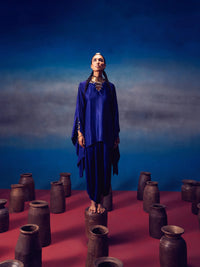Arundhati - Blue Kaftan Set | 5Elements