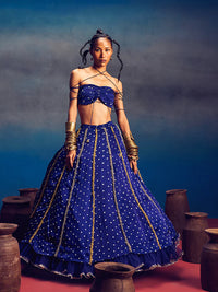 Aparna-Blue lehnga | 5Elements