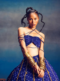 Aparna-Blue lehnga | 5Elements