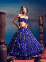 Aparna-Blue lehnga | 5Elements