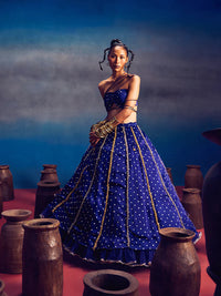 Aparna-Blue lehnga | 5Elements