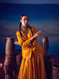 Aadrika- Yellow Lehnga | 5Elements