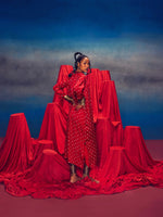 Malini Red Bandhini | 5Elements