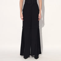 Asuka pleated pants - Black | Linetribe