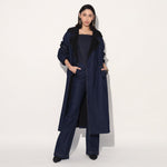 UTOPIA DENIM TRENCH COAT - BLUE | Linetribe