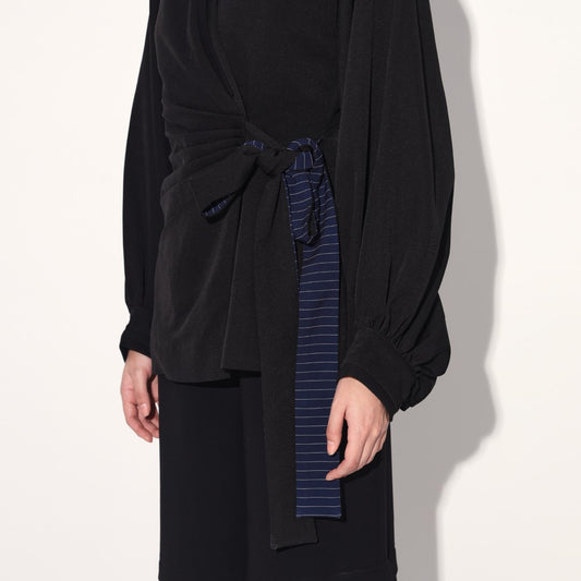 Asuka pleated pants - Black | Linetribe