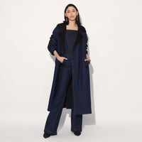 UTOPIA DENIM TRENCH COAT - BLUE | Linetribe