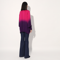 Hanako ombre top - Pink Purple | Linetribe