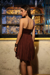 Wine berry dress | Khushbu Rathod