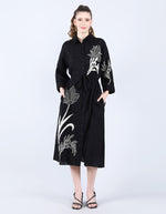 Linen Black Long Dress | Linen Bloom