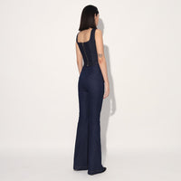Nnylah denim corset - Blue | Linetribe