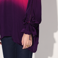 Hanako ombre top - Pink Purple | Linetribe