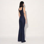 DENIM FLARE PANTS - BLUE | Linetribe