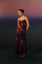 Bloom striped belle maxi | Khushbu Rathod