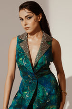 Blazer Style Cord Set | Akanksha Mago