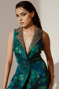 Blazer Style Cord Set | Akanksha Mago
